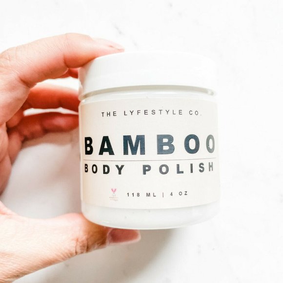 😍NIB Bamboo Body Scrub by The Lyfestyle Co.! 😍 - Picture 1 of 3